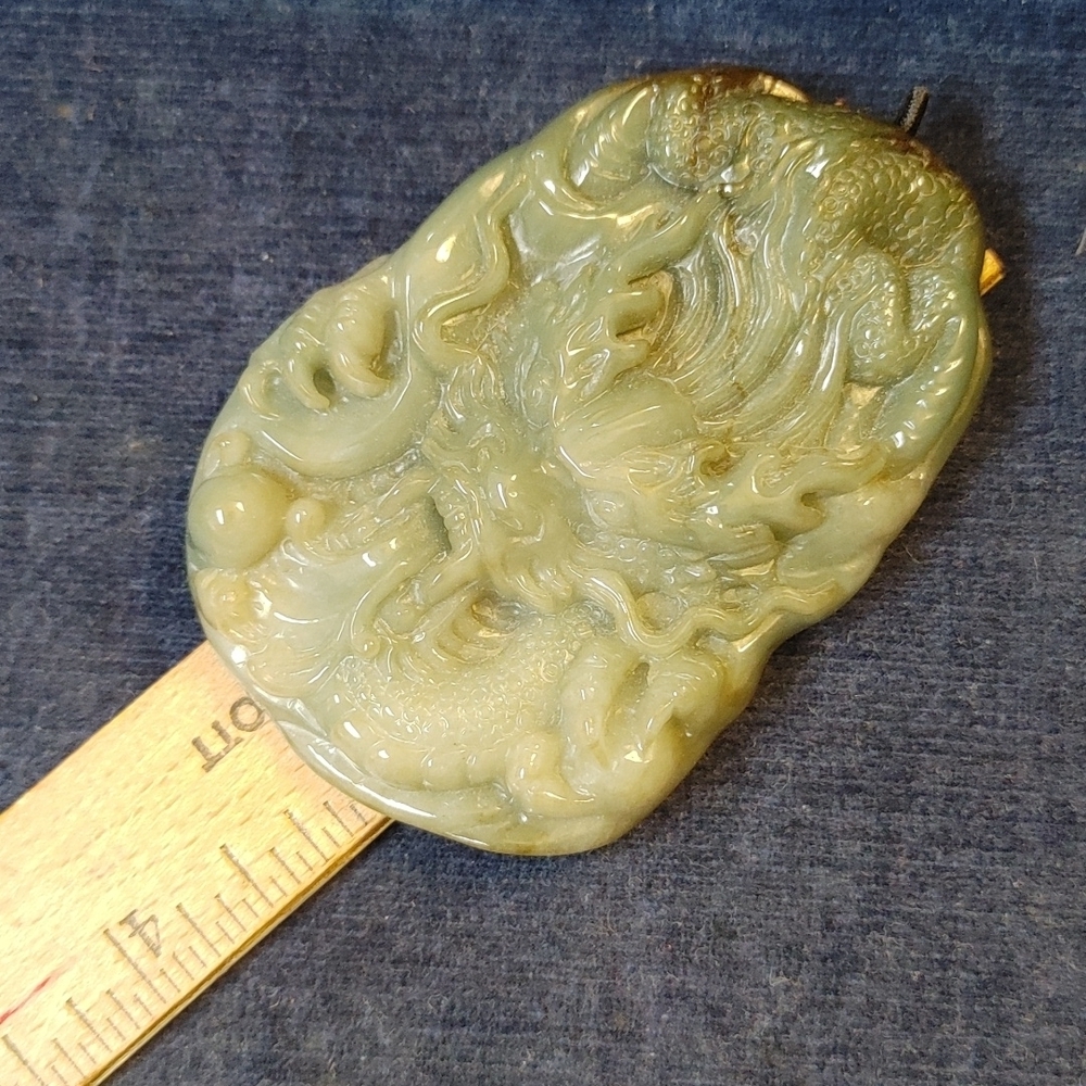Jadeite Large Fire Breathing Dragon - Picture 15 of 17